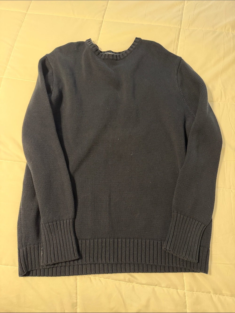 Brandy Melville Navy blue crew neck sweater